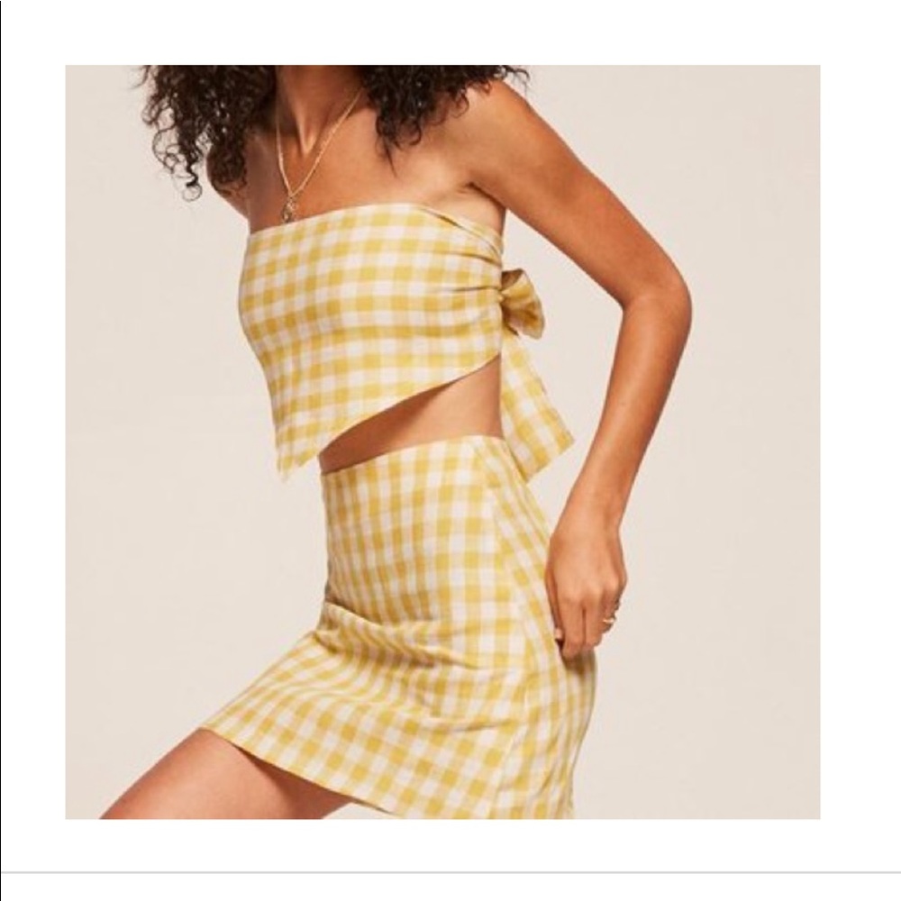 Reformation Changling skirt set. 4